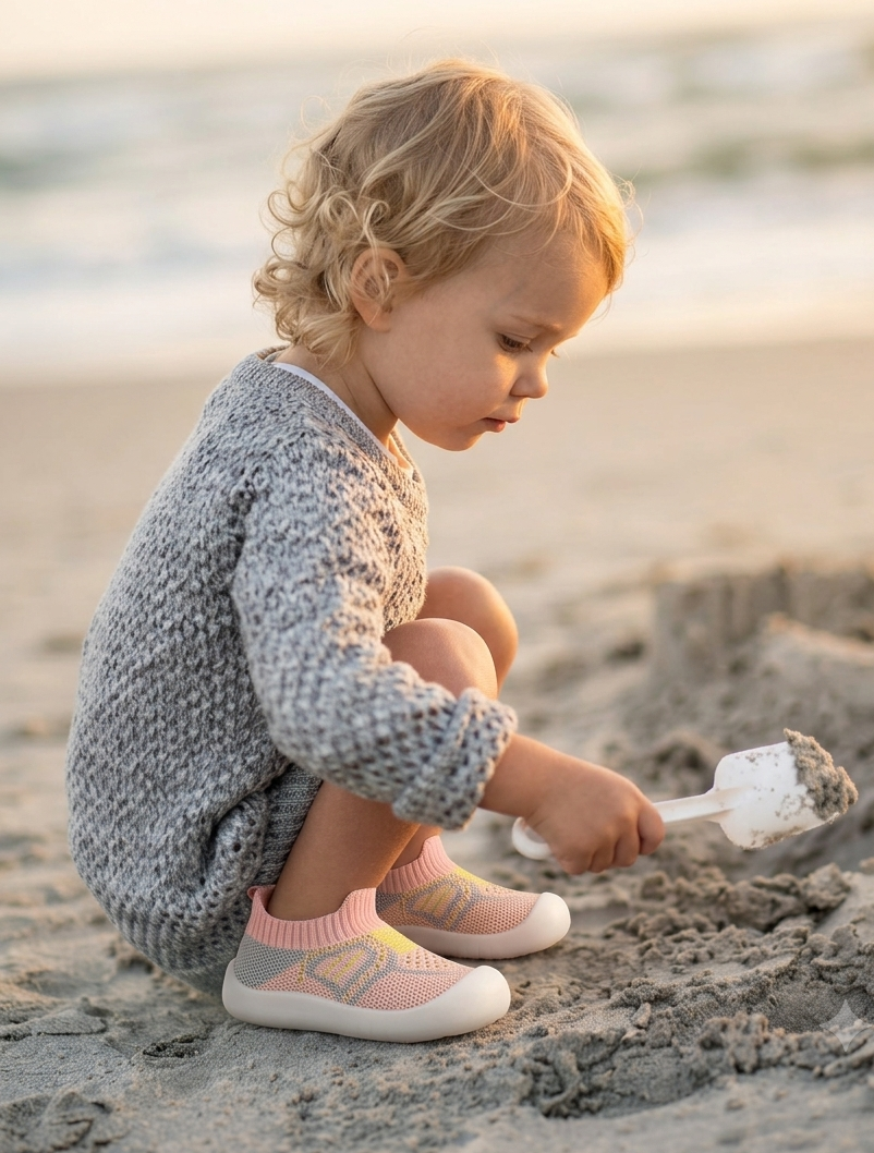 Chaussures souples bébé - Sensation pieds nus