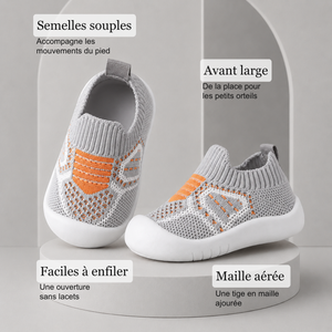 Chaussures souples bébé - Sensation pieds nus