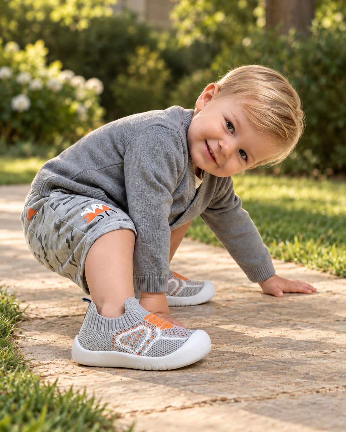 Chaussures souples bébé - Sensation pieds nus